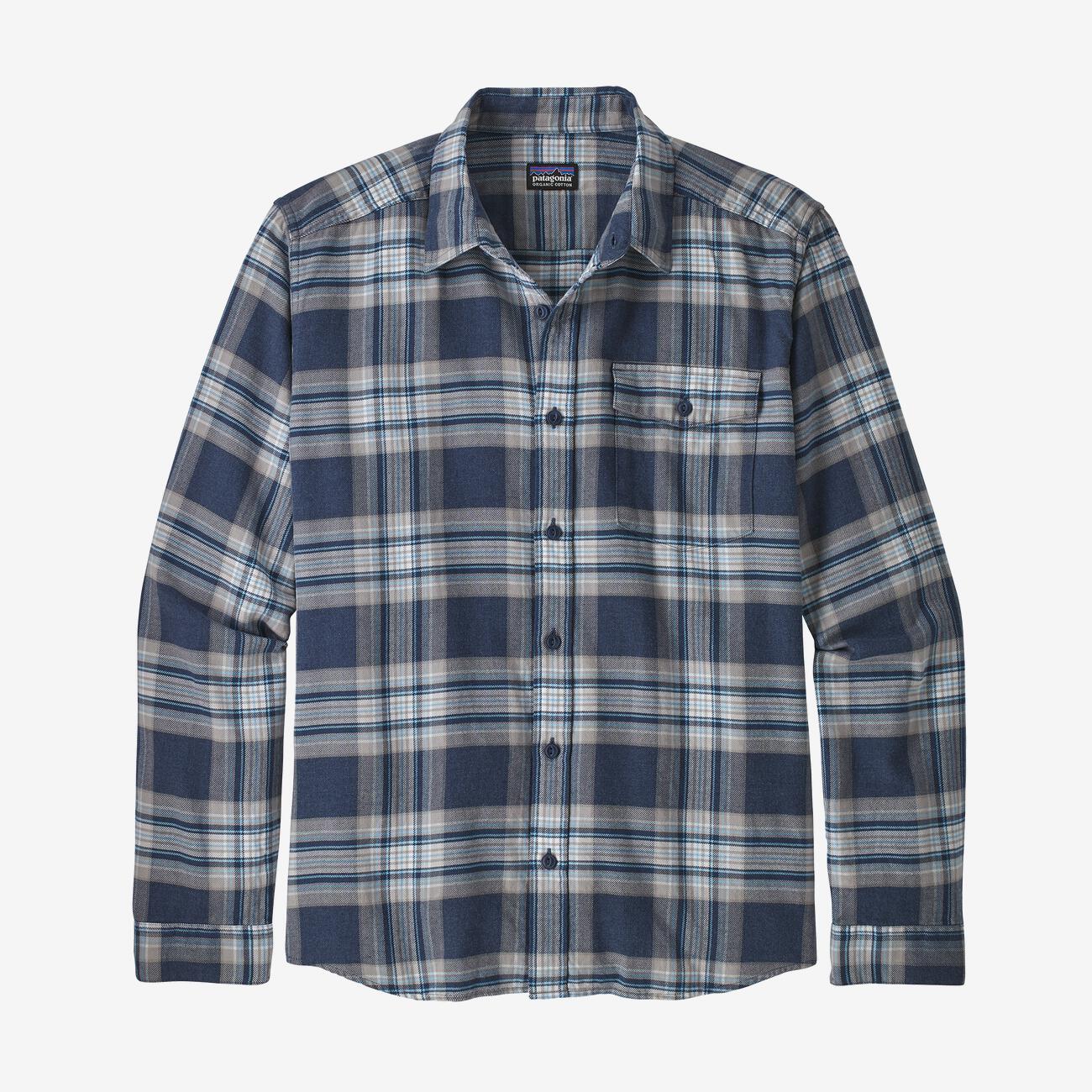 Men's Long-Sleeved Lightweight Fjord Flannel Shirt